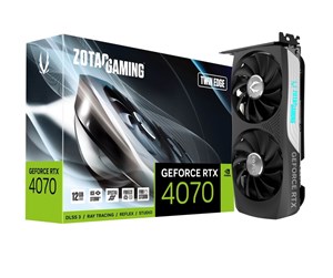 Grafikkort - ZOTAC GeForce RTX 4070 Twin Edge - 12GB GDDR6X RAM - Grafikkort - ZT-D40700E-10M