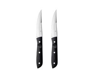 Kjøkkenredskaper - Gense Steak knife xl Old farmer micarta 23.5 cm 2 pcs. black/steel - 20348