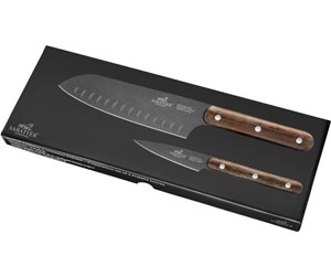 Kjøkkenredskaper - Lion Sabatier Knife set Phenix 2 pieces Black/Wood - 20886