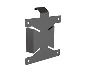 Veggmontering, AV-braketter & AV-møbler - iiyama MD BRPCV07 - mounting component - for mini PC - grey 100 x 100 mm - MD BRPCV07