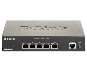 Ruter - D-Link DSR-250V2 Unified Services VPN Router - Router - DSR-250V2/E