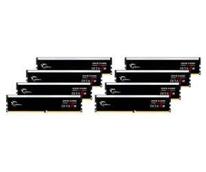 RAM - G.Skill Zeta R5 DDR5-6400 - 128GB - CL32 - Octa Channel (8 pcs) - Intel XMP - Svart - F5-6400R3239G16GE8-ZR5K