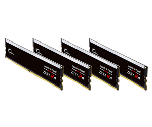 RAM - G.Skill Zeta R5 DDR5-6400 - 64GB - CL32 - Quad Channel (4 pcs) - Intel XMP - Svart - F5-6400R3239G16GQ4-ZR5K