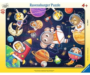 Puslespill - Ravensburger Animal Astronauts 40p Gulv - 10105634