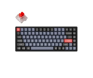 Tastatur - Keychron K2 Pro QMK/VIA RGB Hot Swap - Pro Red - Gamingtastatur - Uten numpad - Nordisk - Svart - K2P-J1