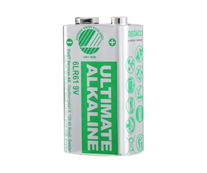 Batteri - Deltaco Ultimate battery - Nordic Swan ecolabelled - 10 x 6LR61 - Alkaline - ULTB-6LR61-10P