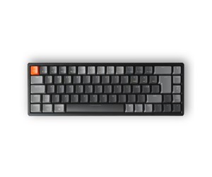 Tastatur - Keychron K6 RGB Wireless Hot Swap - Gateron Red - Gamingtastatur - Uten numpad - Nordisk - Grå - K6-W1