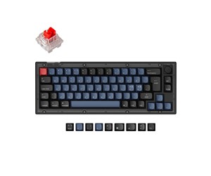 Tastatur - Keychron V2 QMK/VIA Knob - K Pro Red - Gamingtastatur - Uten numpad - Nordisk - Svart - V2-C1