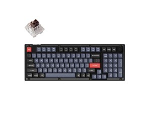 Tastatur - Keychron V5 QMK/VIA Knob - K Pro Brown - Gamingtastatur - Nordisk - Svart - V5-C3