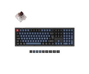 Tastatur - Keychron V6 QMK/VIA Knob - K Pro Brown - Gamingtastatur - Nordisk - Svart - V6-C3