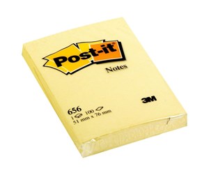 Blokker & Notisbøker - 3M Post-it 656 - notes - 51 x 76 mm - 100 sheets - 7000080472