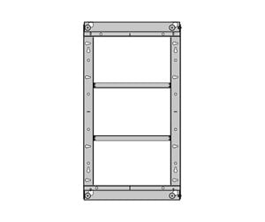 Veggmontering, AV-braketter & AV-møbler - Multibrackets M Pro Series - enclosure - for digital signage LCD panel - black 48 kg 46" 995 x 500 mm - 7350105214745