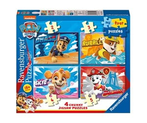 Puslespill - Ravensburger My First Puzzles PAW Patrol 4in1 Gulv - 31542