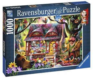 Puslespill - Ravensburger Come In Red Riding Hood 1000p Gulv - 174621