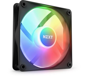 Kabinettvifte - NZXT F120 RGB Core - Black - Kabinettvifte - 120mm - Svart med RGB LED-lys - 34 dBA - RF-C12SF-B1