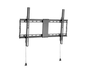 Veggmontering, AV-braketter & AV-møbler - Gembird WM-80F-01 - mounting kit - fixed - for flat panel - 70kg - fine texture black 70 kg 80" 200 x 200 mm - WM-80F-01