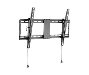 Veggmontering, AV-braketter & AV-møbler - Gembird WM-80T-01 - mounting kit - for flat panel - tilt - fine texture black 70 kg 80" 200 x 200 mm - WM-80T-01