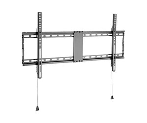 Veggmontering, AV-braketter & AV-møbler - Gembird WM-90F-01 - mounting kit - fixed - for flat panel - 70kg - fine texture black 70 kg 90" 200 x 200 mm - WM-90F-01