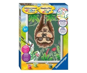 Kreative leker - Ravensburger Painting by Numbers - Sloth - 235810