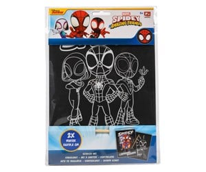 Kreative leker - Canenco Spidey Scratch Art 2pcs. - SP22346