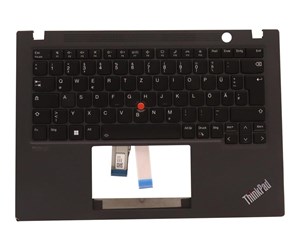 Tastatur - Lenovo Lite-On - notebook replacement keyboard - with Trackpoint - QWERTZ - German - black - with top cover - Bærbart tastatur - til utskifting - Tysk - Svart - 5M11H25905