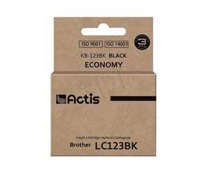 Printertilbehør blekk/toner - Actis KB-123BK - ink cartridge (alternative for: Brother LC-123BK) - Blekkpatron - KB-123Bk