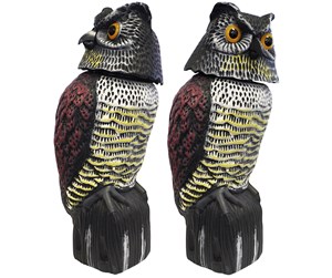 Hageredskaper - Green>it scarecrow owl with 360° rotating head (1pcs) - 91970