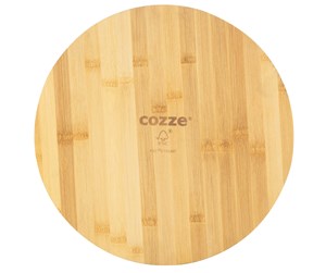 Kjøkkentilbehør - cozze ® pizzaskjærebrett Ø350 x 12 mm bambustre - 90314