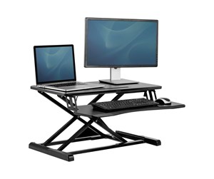 Skjermholder - Fellowes Corsivo - standing desk converter - rectangular - black - 8091001