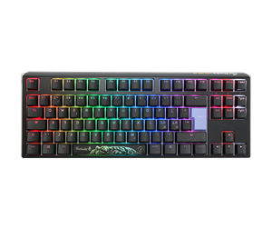 Tastatur - Ducky One 3 - Classic Black / White ND - TKL - Gamingtastatur - Uten numpad - Nordisk - Svart - DKON2187ST-BFIPDCLAWSC1