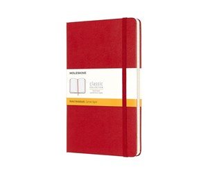 Blokker & Notisbøker - Moleskine Classic Hard Linjerad Large Rød - 360063