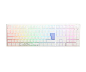 Tastatur - Ducky One 3 - Classic Pure White ND - Fullsize - Gamingtastatur - Nordisk - Hvit - DKON2108ST-CFIPDPWWWSC1