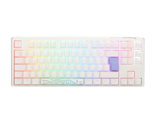 Tastatur - Ducky One 3 - Pure White ND - TKL - Gamingtastatur - Uten numpad - Nordisk - Hvit - DKON2187ST-BFIPDPWWWSC1