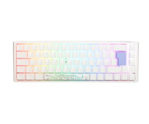 Tastatur - Ducky One 3 - Classic Pure White ND - SF 65% - Nordisk - Hvit - DKON2167ST-CFIPDPWWWSC1