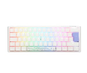 Tastatur - Ducky One 3 - Classic Pure White ND - Mini 60% - Gamingtastatur - Uten numpad - Nordisk - Hvit - DKON2161ST-RFIPDPWWWSC1