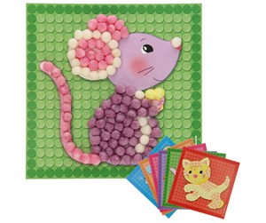 Kreative leker - PlayMais Mosaic Cards Decorate Little Friends - 160201