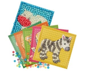 Kreative leker - PlayMais Mosaic Cards Decorate Zoo - 160199