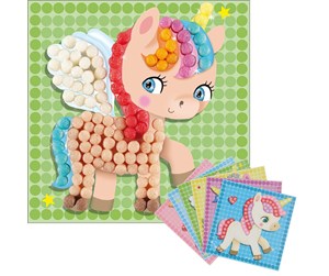 Kreative leker - PlayMais Mosaic Cards Decorate Unicorn - 160208.2