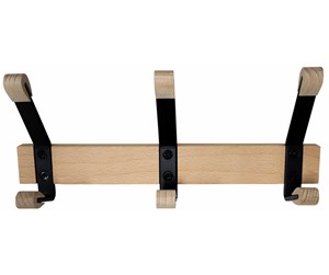 Beslag & Hengsler  - Home>it Coat Rack With 3 Hooks - 12716