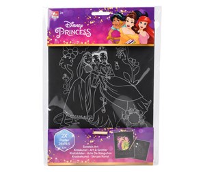 Kreative leker - Canenco Disney Princess Scratch Art 2pcs. - DP22346