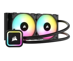 Prosessor-kjøler - Corsair H100x RGB ELITE - CPU Vannkjøling - Max 1 dBA - CW-9060065-WW2