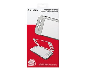 Spill - Tilbehør - BigBen Interactive Silicon Case Grey - Nintendo Switch OLED - 3665962011753