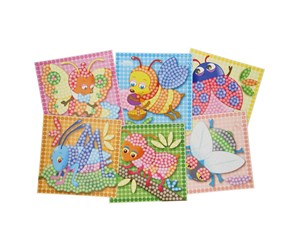 Kreative leker - PlayMais Mosaic Cards Decorate Insects - 160516