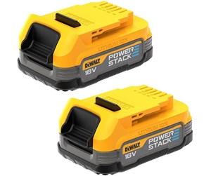 Batterier & Ladere - Dewalt DCBP034E2-XJ Powerstack 2x 18V 1.7Ah Batter - DCBP034E2-XJ