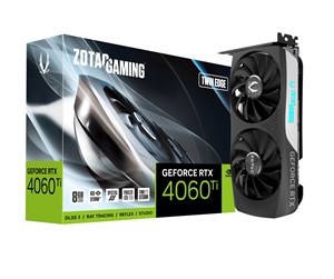 Grafikkort - ZOTAC GeForce RTX 4060 Ti Twin Edge - 8GB GDDR6 RAM - Grafikkort - ZT-D40610E-10M