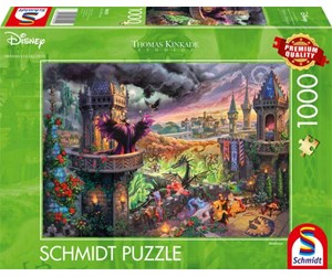 Puslespill - Schmidt Thomas Kinkade Studios: Maleficent Puzzle 1000 pcs - 58029