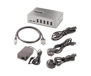 USB-hub - StarTech.com 10G8A2CS-USB-C-HUB USB-hub - 10 porter - Grå - 10G8A2CS-USB-C-HUB