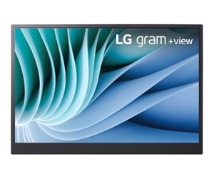 Skjerm - 16" LG gram +view 16MR70 - 2560x1600 (WQXGA) - IPS - USB-C - 16MR70.ASDWU