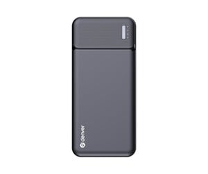 Nødlader - DENVER power bank - Li-pol - 2 x USB USB-C - 18 Watt Nødlader - 10000 mAh - PQC-10007