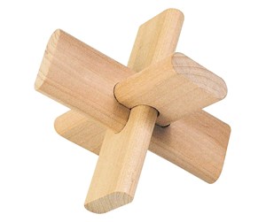 Puslespill - Goki Wooden Thinking Puzzle Tre - HS005